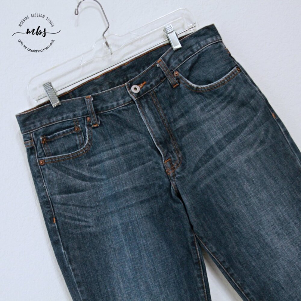 Lucky Brand by Gene‎ Montesano Dungarees Jeans Blue Men 32 x 37 - Picture 3 of 7